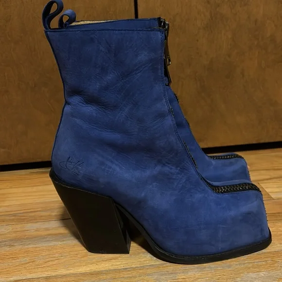 John Fluevog, Stand Up Judd Ankle Boot, sz. 9 - Picture 4 of 15